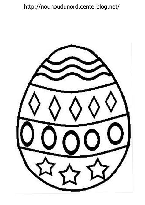 oeuf coloriage paques maternelle